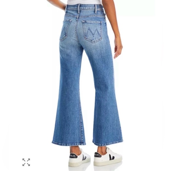 Mother The Hustler Roller Ankle Jeans High On The Hog | Size 26 Wide Leg Flare - Picture 6 of 7